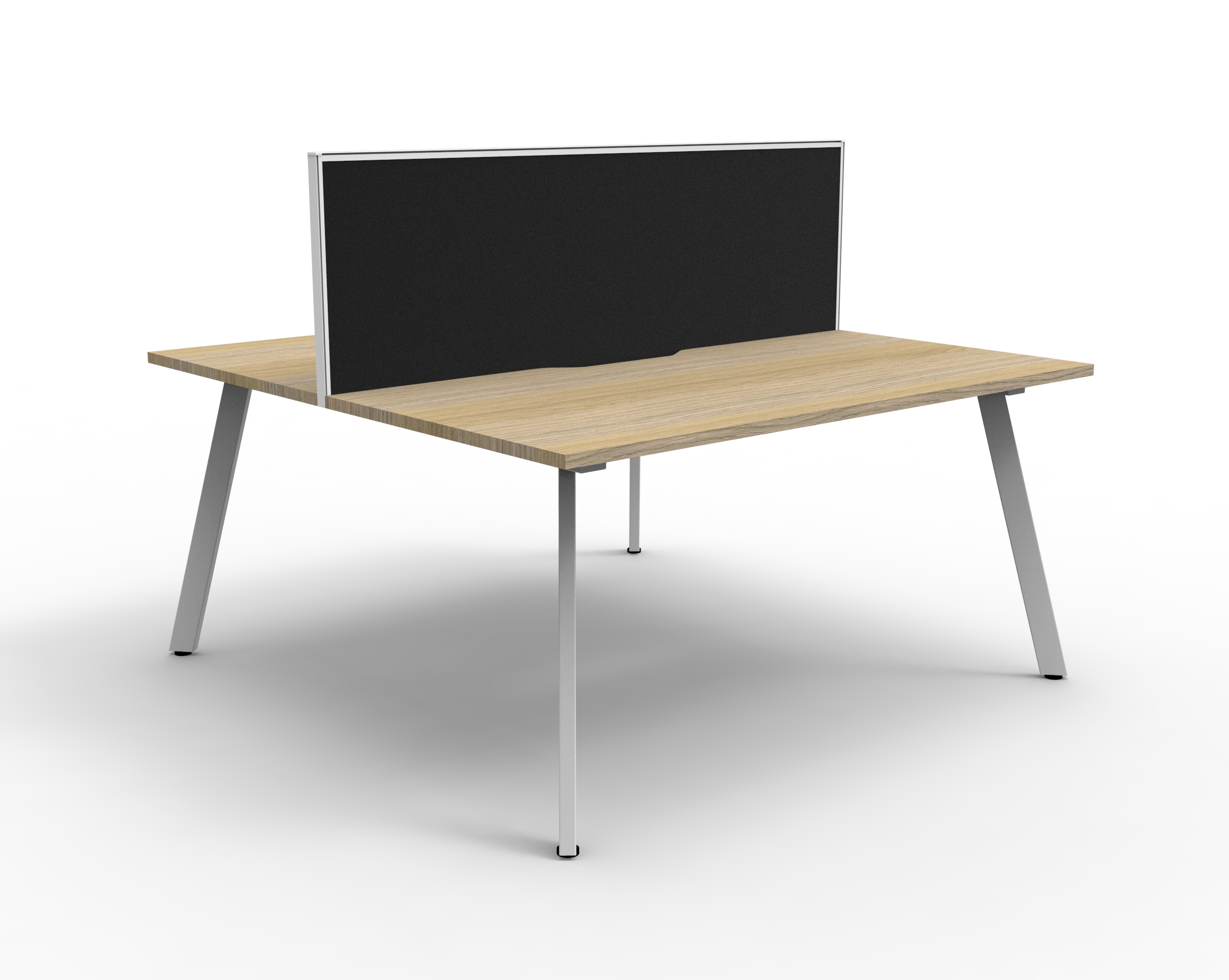 Eternity 2 Person Double Sided Workstation - With Screen